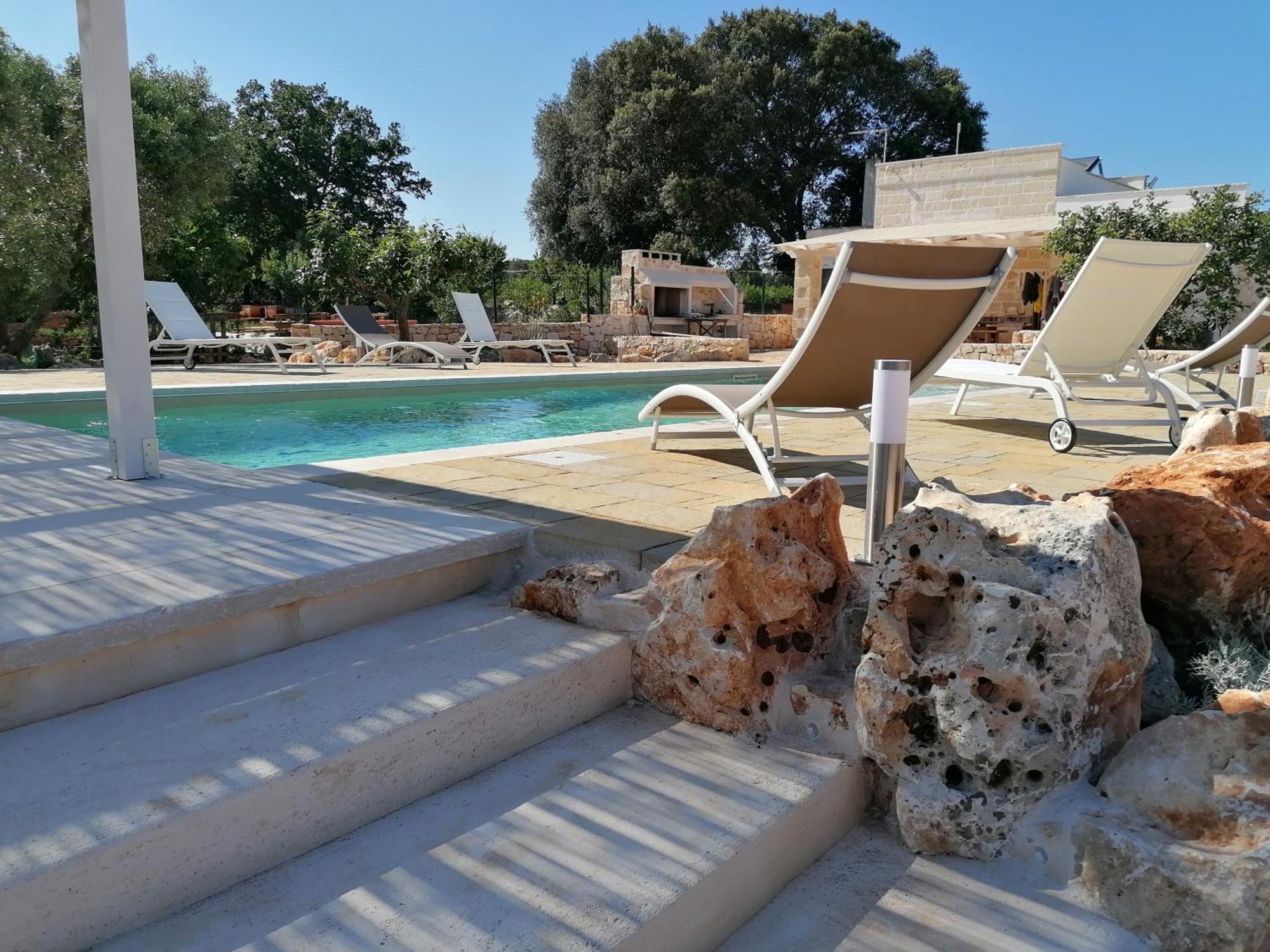 Trullo Del Sol Guest House เชจลีเมสซาปิกา ภายนอก รูปภาพ